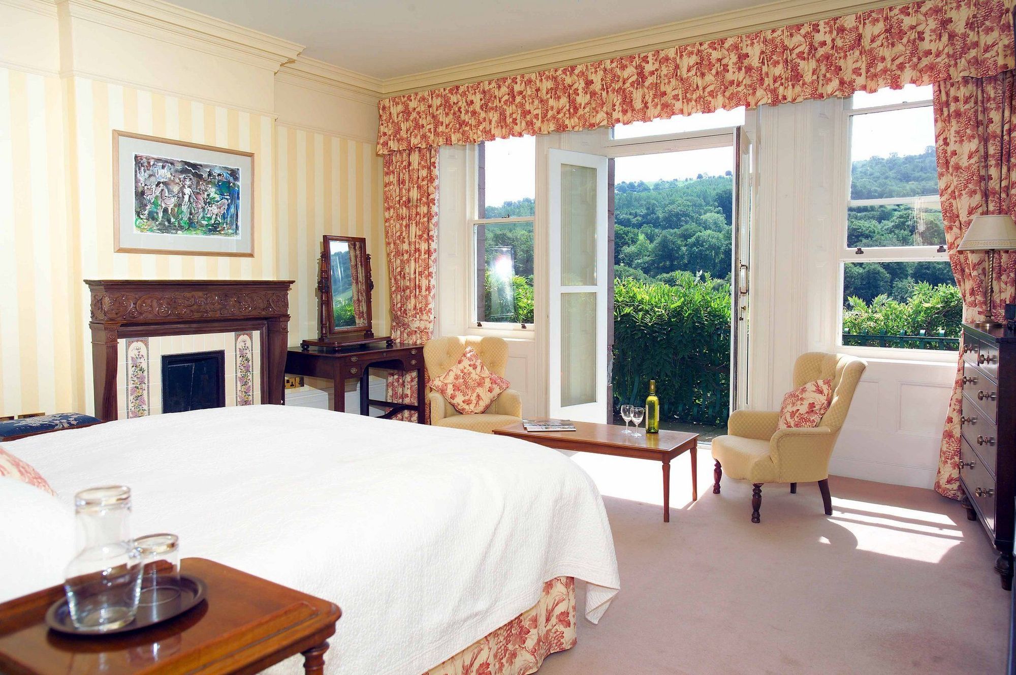 Gliffaes Country House Hotel Crickhowell Zimmer foto